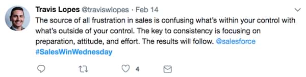 Travis Lopes tweet