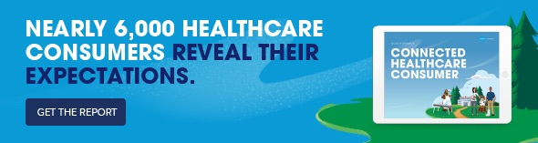 Banner ad for Connected Healthcare Consumer report