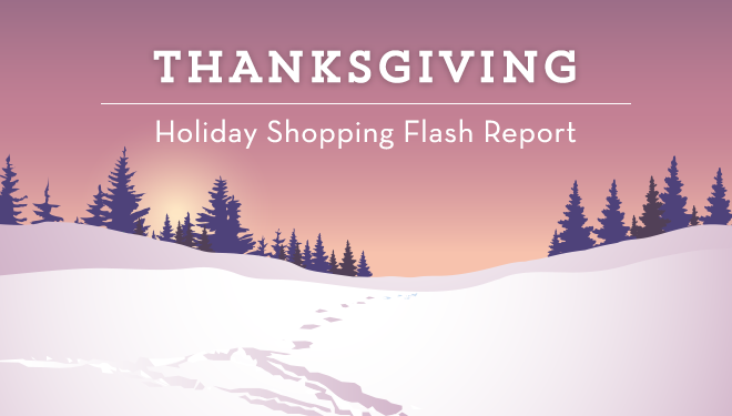 Holiday Shopping Flash Report: Mobile Wins; Thanksgiving Day Revenue Up 29%
