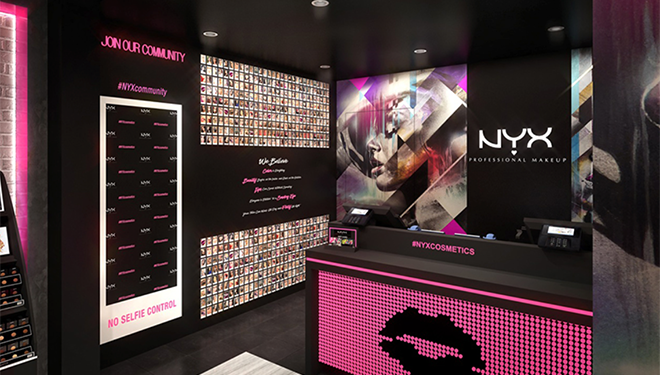 How NYX Cosmetics Leverages Content Generated by Customers Online…in Stores