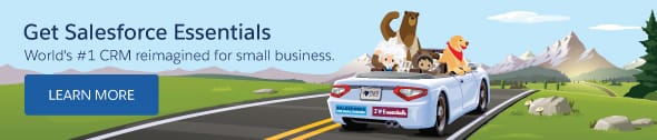 Salesforce Essentials banner ad