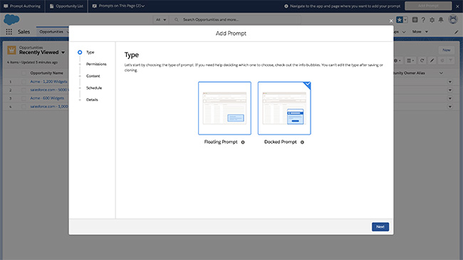 a screenshot of Add Prompt Type