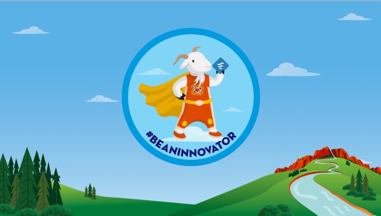 #BeAnInnovator Salesforce Trailhead badge