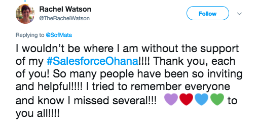 Rachel Watson Salesforce Ohana