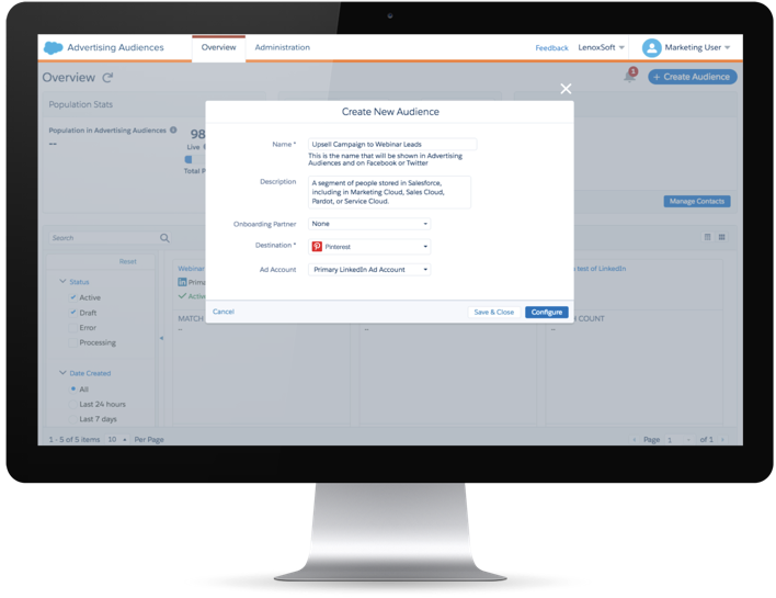 Ad Studio Integration with Pinterest in Bezel