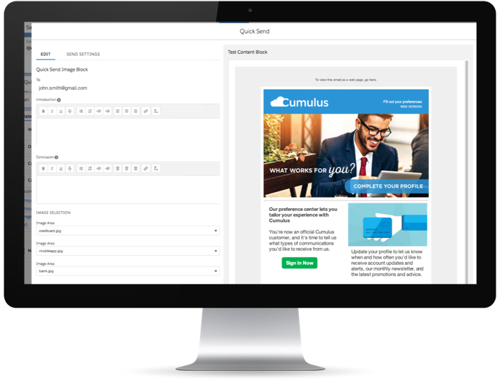 Dm Content Blocks in Bezel