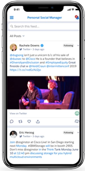 Personal social manager