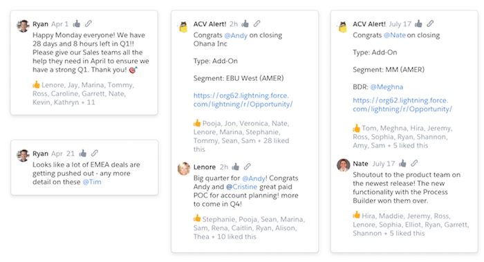screenshot of the live deal feed in action.