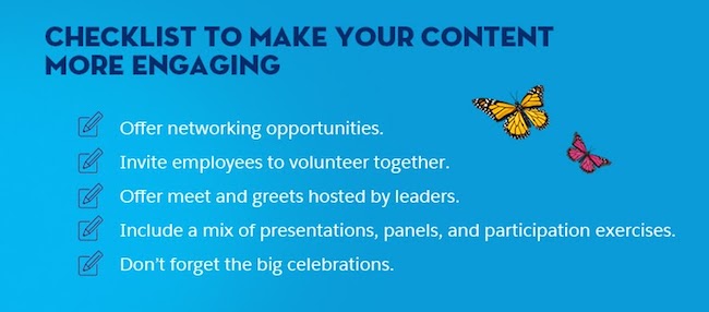 checklist to make content more engaging