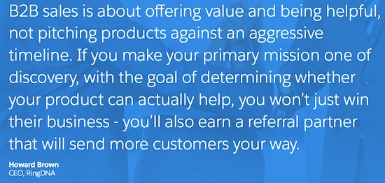 Sales Tips from Howard Brown