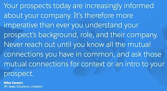 Sales Tips from Mike Derezin