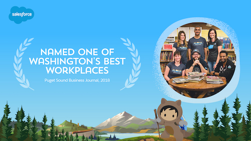 Salesforce Bellevue Debuts As One Of Washington's Best Workplaces!