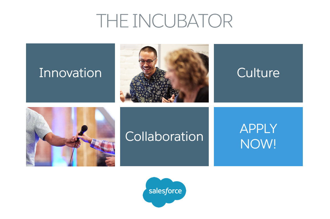 Salesforce Incubator Now Accepting Applications for the Summer 2017 Session: Bringing Artificial Intelligence to Business Apps