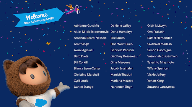Salesforce 2020 MVPs