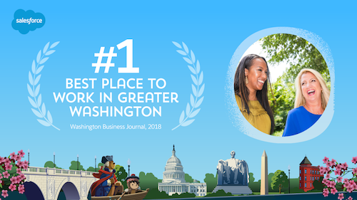 Salesforce Recognized as the #1 Best Place to Work in Greater Washington