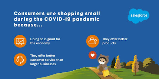 Consumers are shopping small