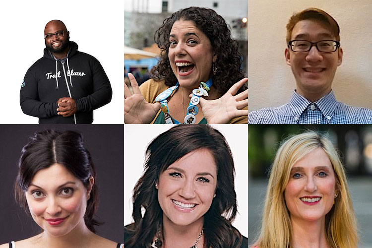 Photos of Salesforce employees