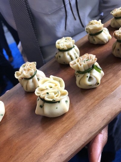 The Beggar's Purses accessorized the main course