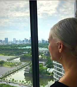 View of Tokyo from a window