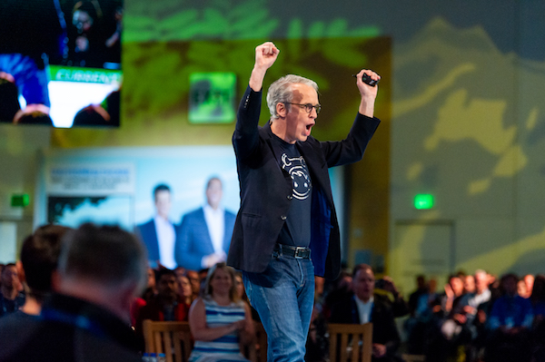 Parker Harris takes the main stage to kick off TrailheaDX '19