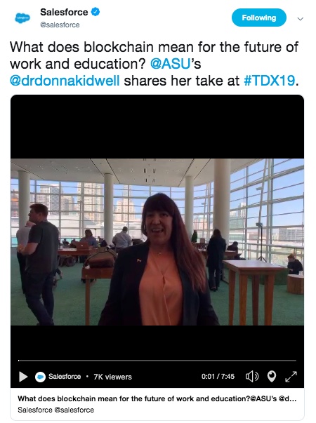 Screenshot of Twitter profile