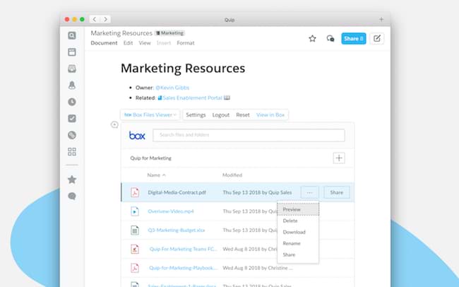 New Live Apps from Box and Dropbox