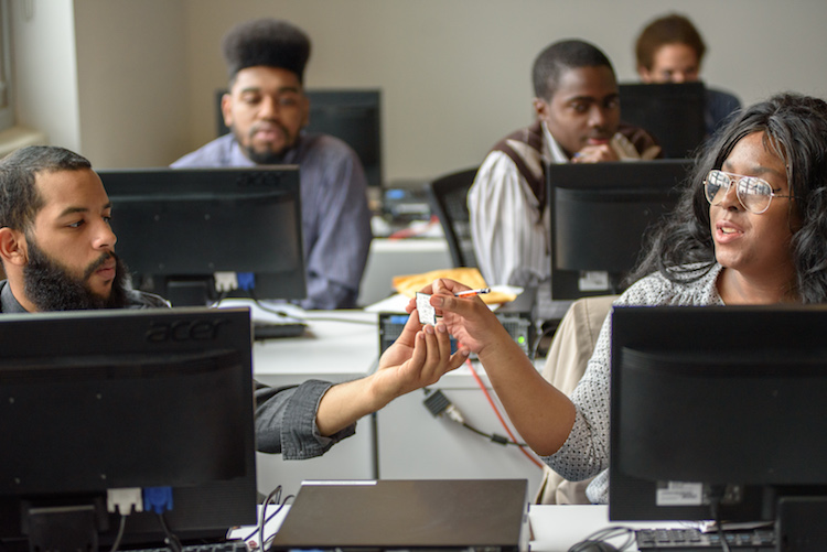 Photo of Per Scholas students