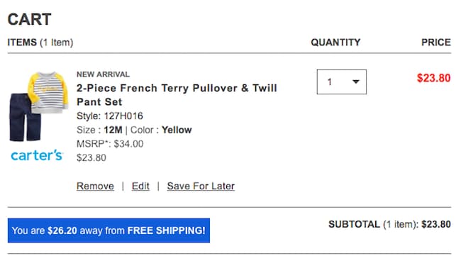 Make cart updates easy