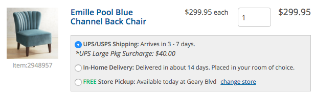 Provide fulfillment options 2