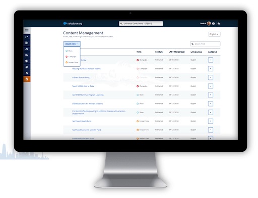 "salesforce philanthropy cloud"