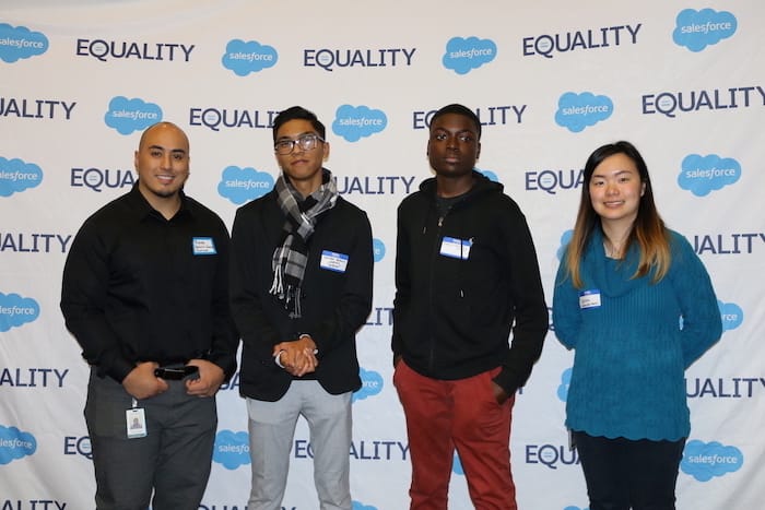 Group photo of participants in the Year Up Mentorship program