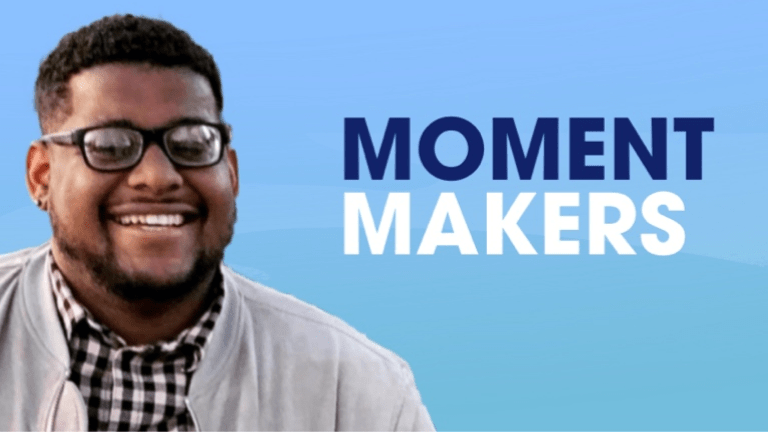 Kaleem McGill headshot with Moment Makers Title