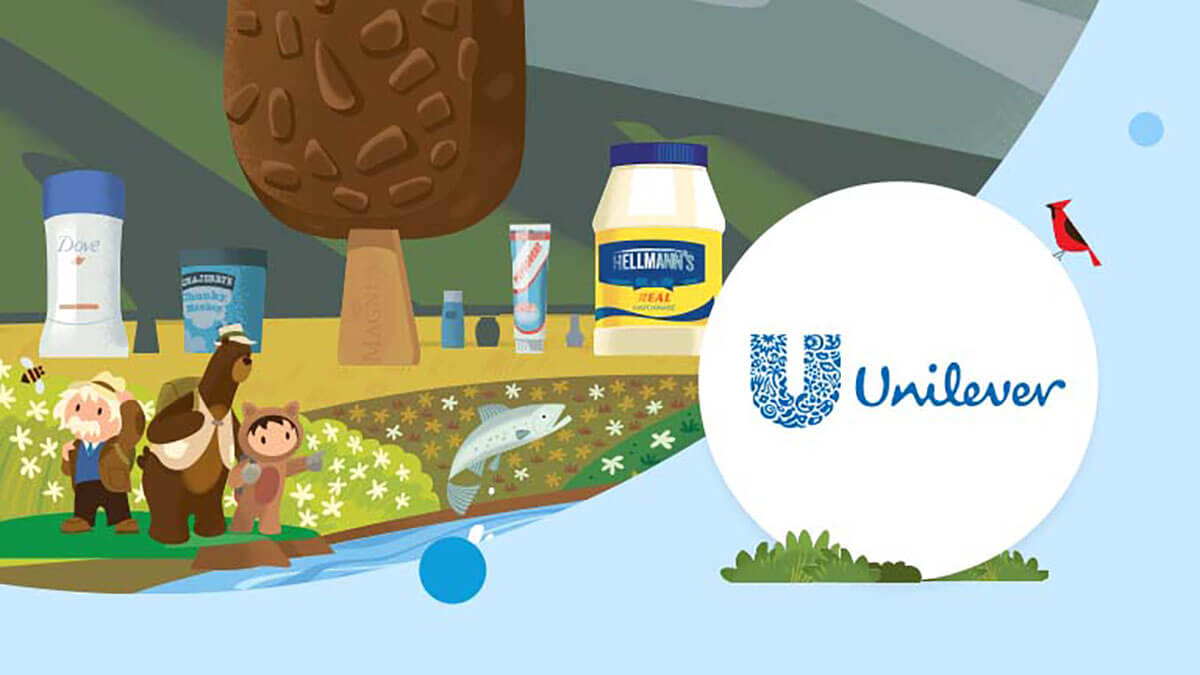 Unilever grows sustainable brands with Salesforce.