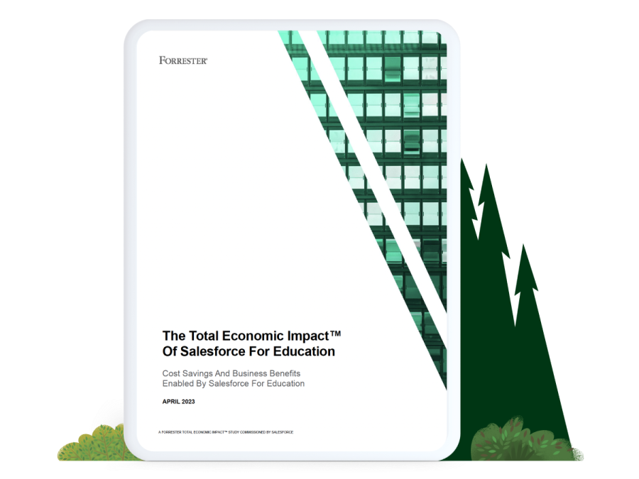 Dive into key findings to uncover the benefits and ROI of Salesforce for Education.