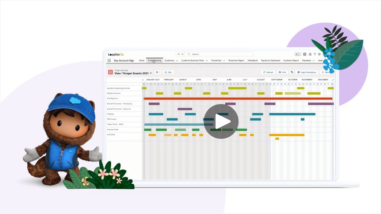 View the demo video Salesforce for Consumer goods