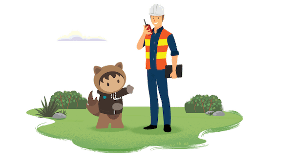Salesforce Astro with mobile worker
