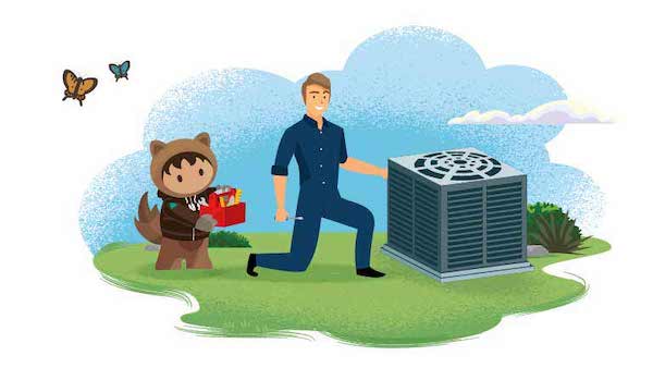 Salesforce Astro helping mobile worker