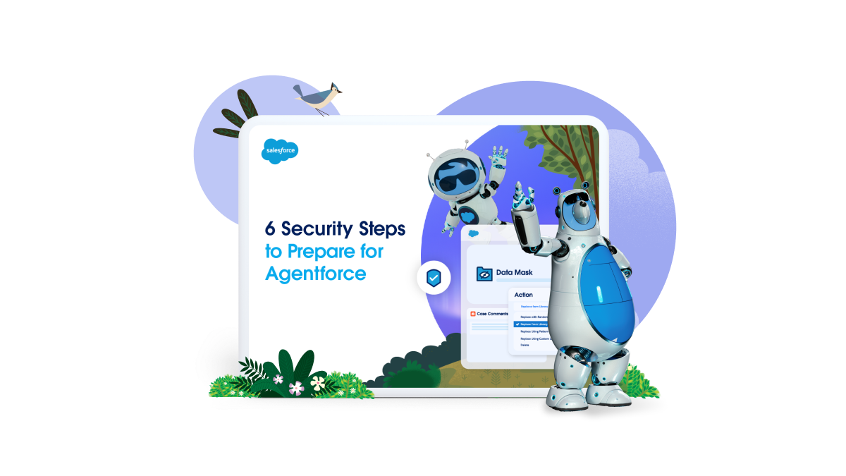 Cover of 6 Security Steps to Prepare for Agentforce Guide