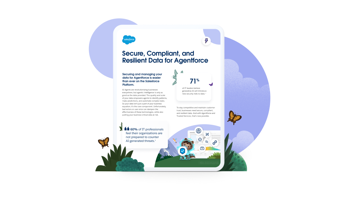 Cover of Secure, Compliant, and Resilient Data for Agentforce Brief
