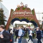 What is Dreamforce? View of attendees walking through Salesforce’s annual event