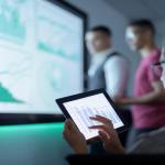 Business teams using generative AI for data analytics