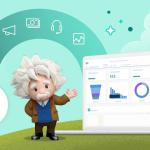 Einstein showing a dashboard for channel sales