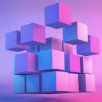 An illustration showing one large block made up of several smaller blocks