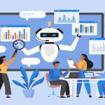 A screen shows various ways how AI in Customer Success enhances human collaboration, drives greater efficiency, engagement, and customer satisfaction.