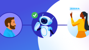 An illustration showing how an AI agent can increase customer loyalty. Successful agentic AI requires both technical knowledge and emotional intelligence, empathy, and soft skills.