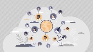 AI agent connecting people across different countries through seamless communication.