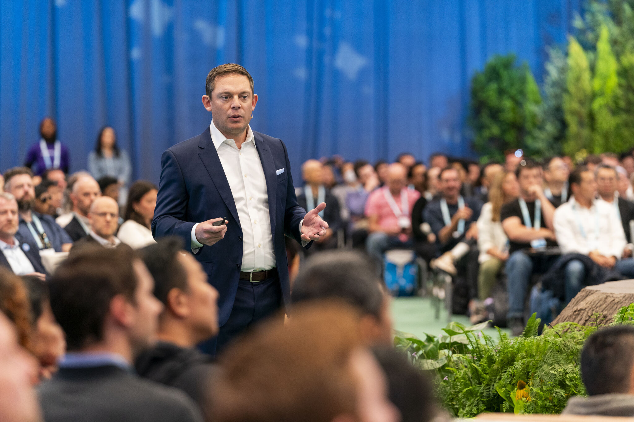Kris Billmaier speaking at Dreamforce on Agentforce Sales, 2025.