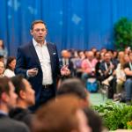 Kris Billmaier speaking at Dreamforce on Agentforce Sales, 2025.