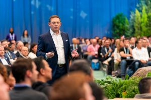 Kris Billmaier speaking at Dreamforce on Agentforce Sales, 2025.