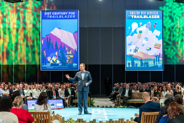 Dan Bognar speaking at Salesforce World Tour
